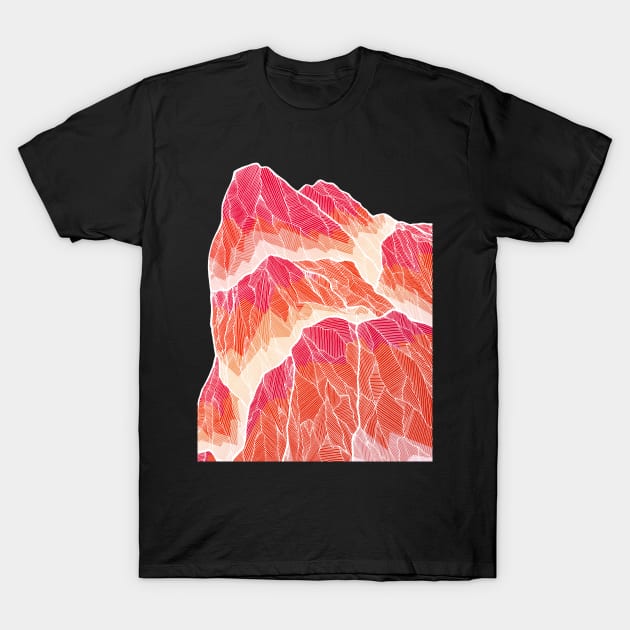 The bright gem mountain T-Shirt by Swadeillustrations